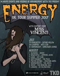 Energy tour dates